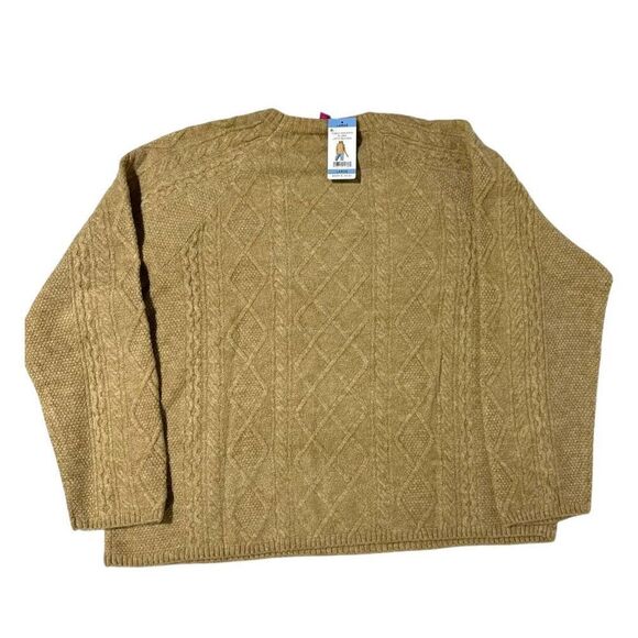 Vince Camuto Women's Cable Sweater Latte Heather Size Large - Picture 9 of 11